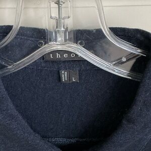 Theory Men's Dark Blue polo shirt